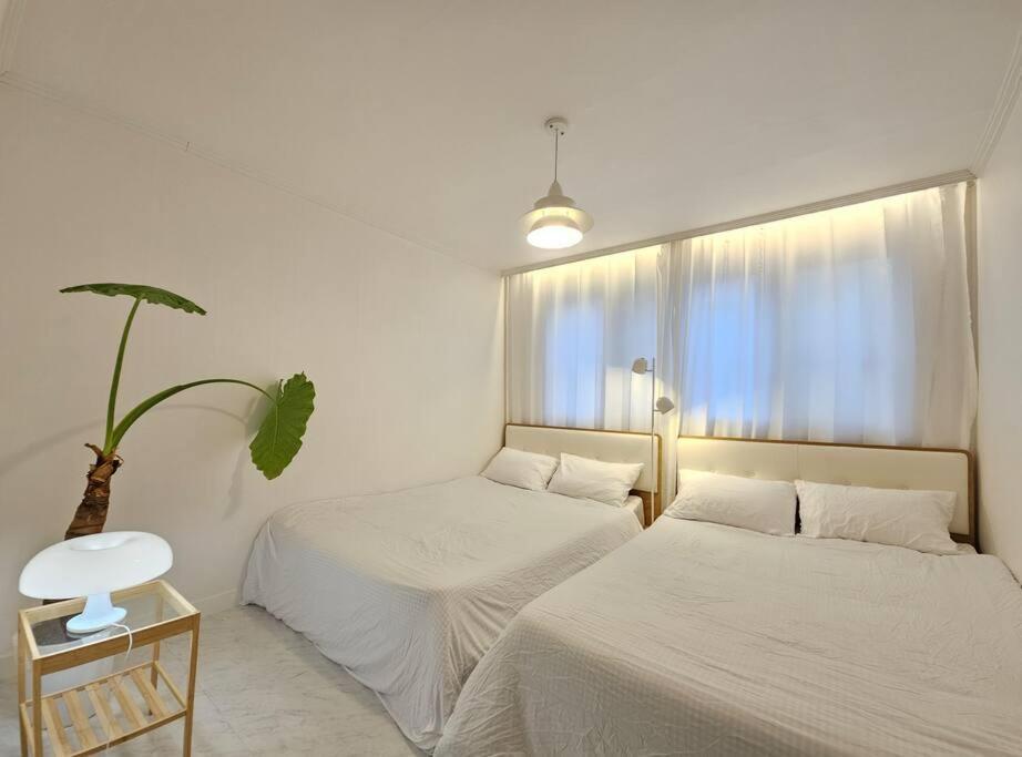 M1 Wood House Hongik Univ 6 Double Beds Apartment *